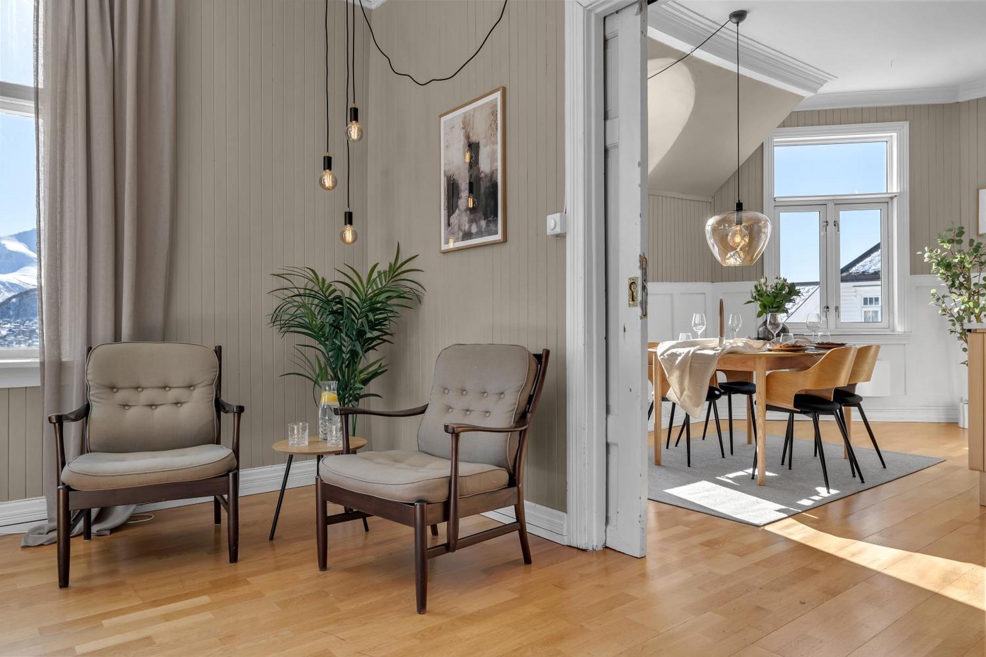 Lovely City Center Apartment With Amazing Views And Free Parking! Тромсе Екстер'єр фото
